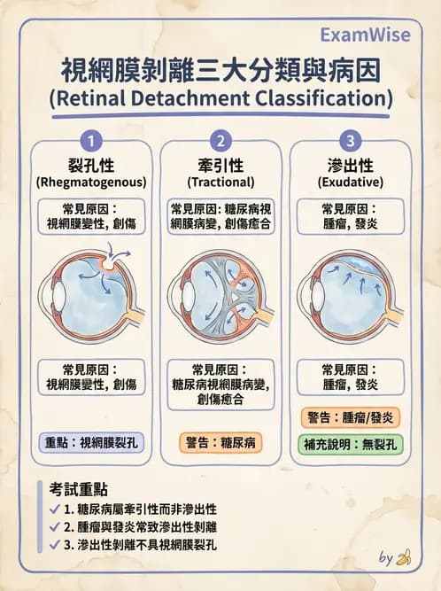 驗光生 - 視網膜與玻璃體疾病 - AI 圖文解析預覽