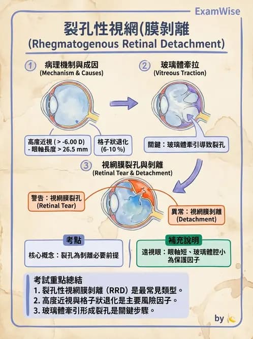 驗光生 - 視網膜與玻璃體疾病 - AI 圖文解析預覽