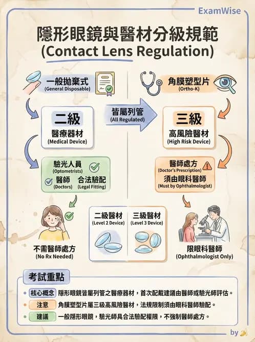 驗光生 - 驗光人員資格、倫理與繼續教育 - AI 圖文解析預覽