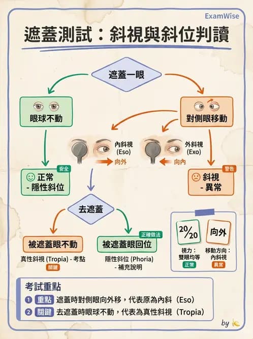 驗光生 - 眼位偏斜檢查 - AI 圖文解析預覽