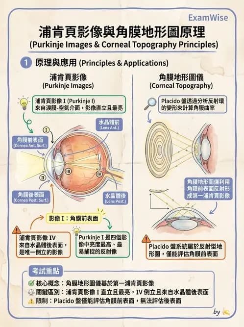 驗光生 - 角膜弧度與地形圖檢查 - AI 圖文解析預覽