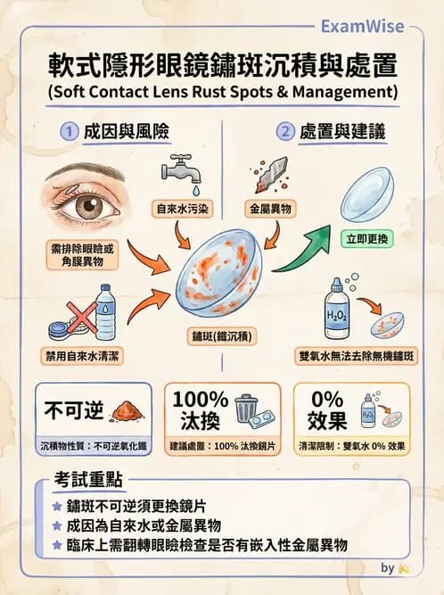 驗光生 - 隱形眼鏡消毒系統與感染控制 - AI 圖文解析預覽