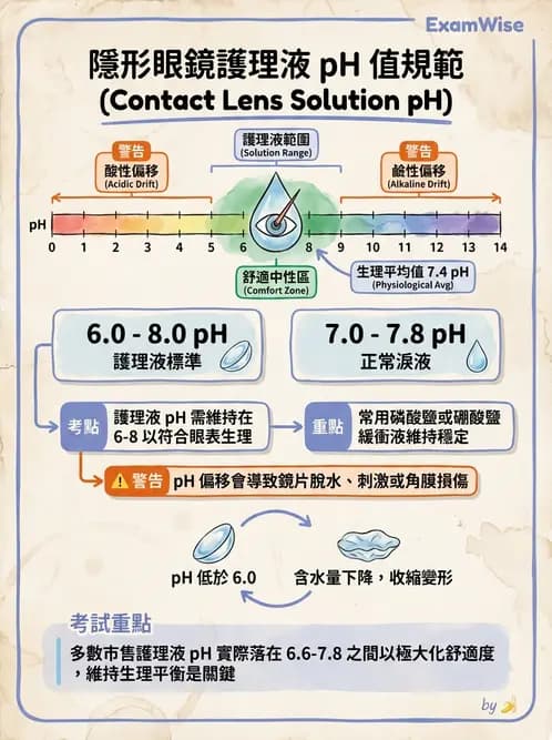 驗光生 - 隱形眼鏡護理液成分與防腐劑 - AI 圖文解析預覽