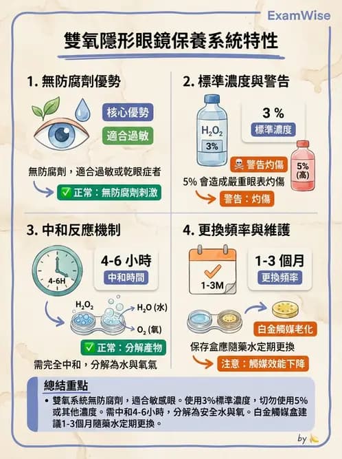 驗光生 - 隱形眼鏡消毒系統與感染控制 - AI 圖文解析預覽
