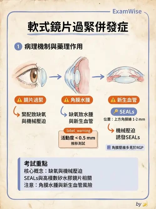 驗光生 - 角膜缺氧與結構性變化 - AI 圖文解析預覽