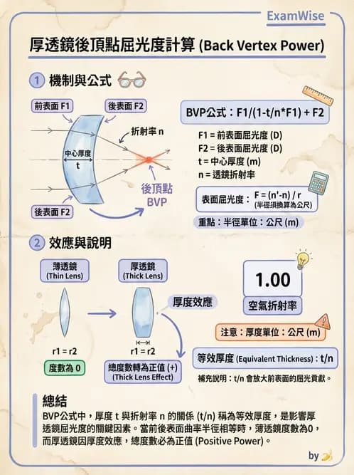 驗光生 - 鏡片設計、基弧選擇、雙光與漸進多焦點鏡片 - AI 圖文解析預覽
