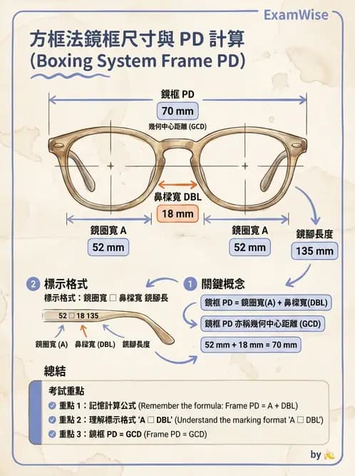 驗光生 - 鏡架材料、規格測量與特殊用途眼鏡 - AI 圖文解析預覽