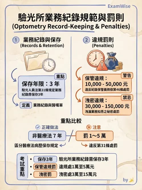 驗光生 - 驗光所停歇業、代理與業務合規 - AI 圖文解析預覽