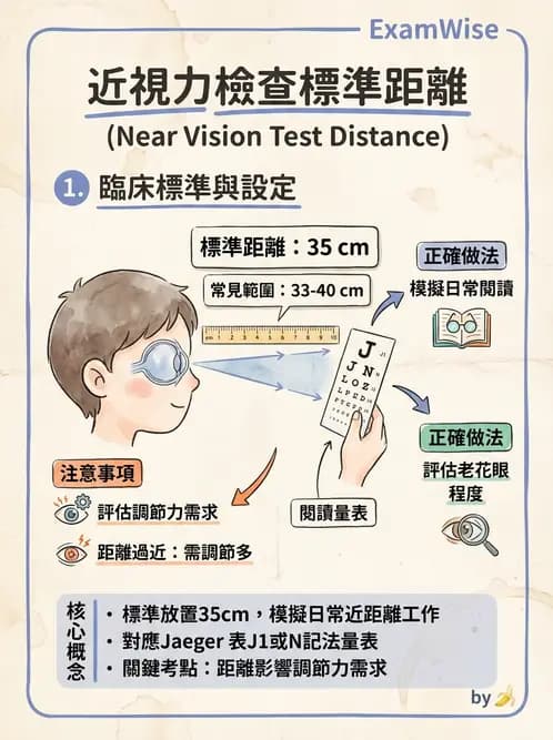 驗光生 - 視力表原理、記錄與對比敏感度 - AI 圖文解析預覽