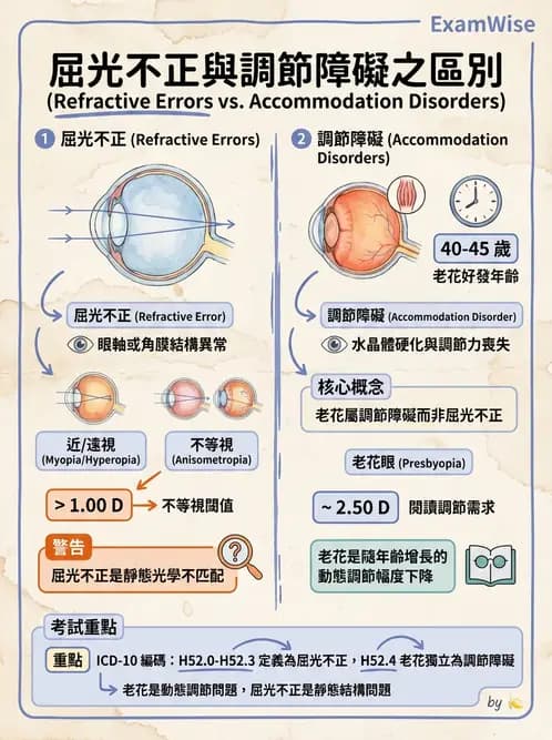 驗光生 - 屈光處方計算、轉換與矯正鏡片光學 - AI 圖文解析預覽