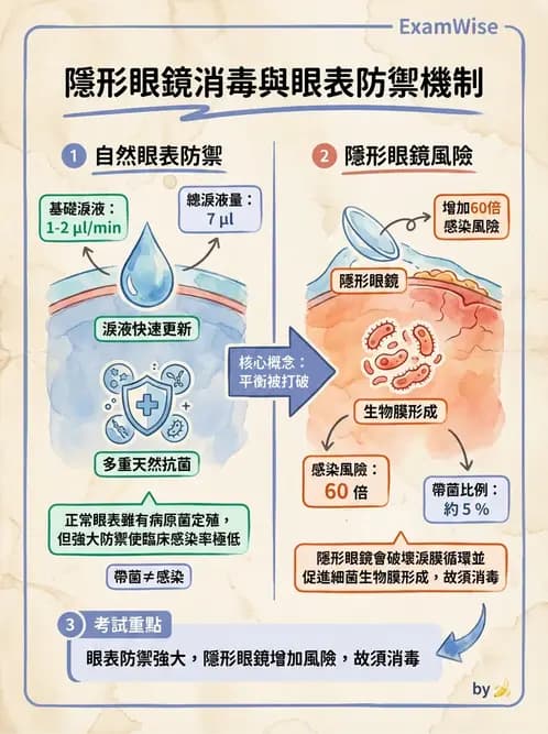 驗光生 - 隱形眼鏡消毒系統與感染控制 - AI 圖文解析預覽