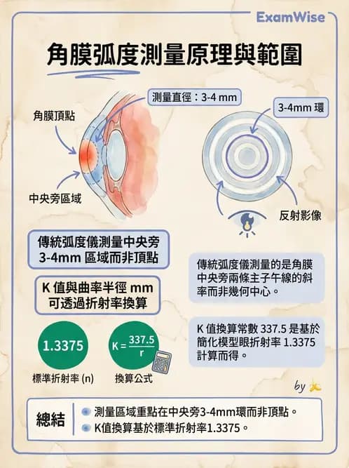 驗光生 - 眼前段檢查與角膜測量 - AI 圖文解析預覽