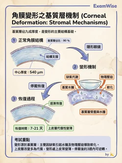 驗光生 - 角膜缺氧與結構性變化 - AI 圖文解析預覽