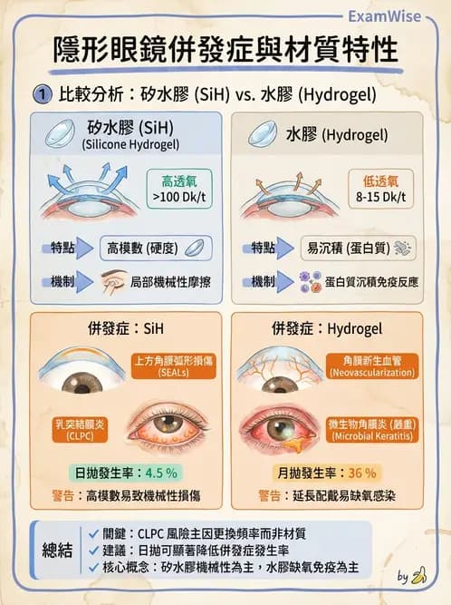驗光生 - 角膜表面機械性損傷與染色 - AI 圖文解析預覽