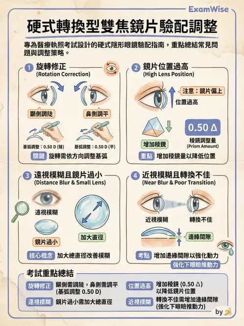 驗光生 - 老花隱形眼鏡臨床驗配與問題排解 - AI 圖文解析預覽
