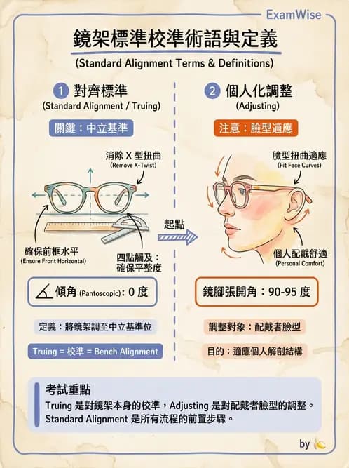 驗光生 - 鏡架調整與裝配實務 - AI 圖文解析預覽