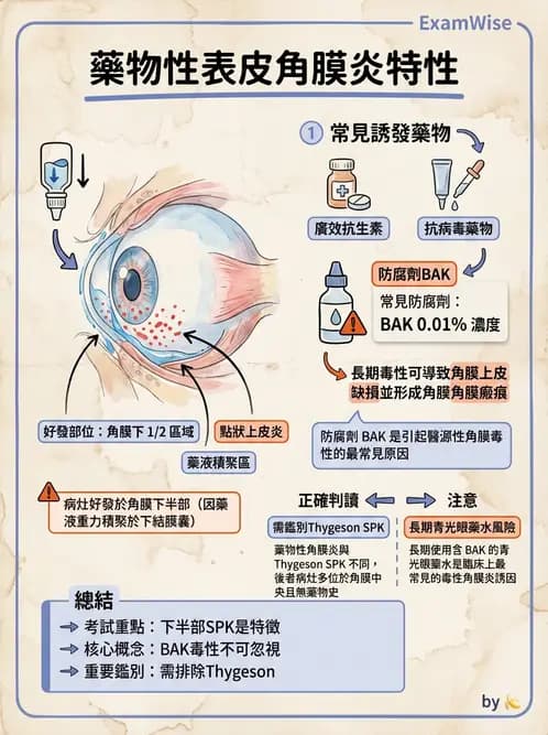 驗光生 - 角膜、結膜與眼前段疾病 - AI 圖文解析預覽