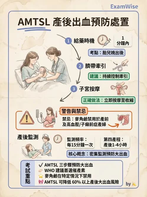護理師 - 分娩過程與產科急症 - AI 圖文解析預覽