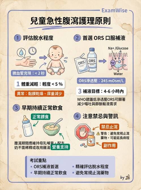 護理師 - 兒童消化系統疾病 - AI 圖文解析預覽