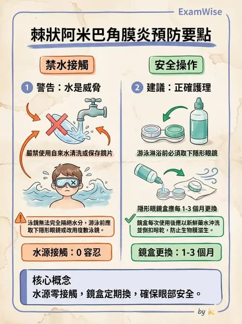 驗光生 - 隱形眼鏡消毒系統與感染控制 - AI 圖文解析預覽