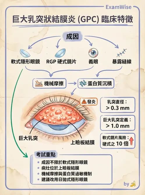 驗光生 - 乾眼、沉積物與結膜過敏反應 - AI 圖文解析預覽