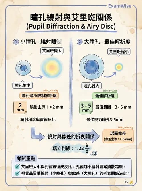 驗光生 - 調節、老花眼與臨床眼光學應用 - AI 圖文解析預覽