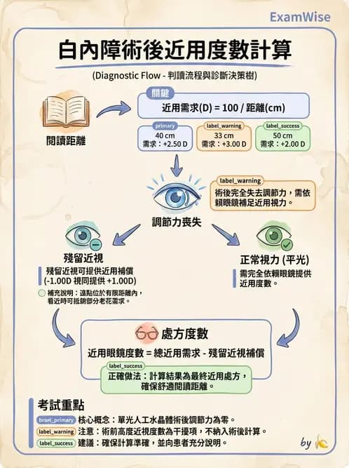 驗光生 - 調節、老花眼與臨床眼光學應用 - AI 圖文解析預覽