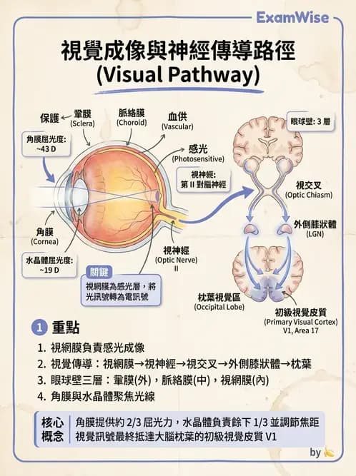 驗光生 - 視覺功能、視野與電生理檢查 - AI 圖文解析預覽