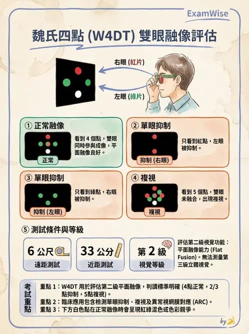 驗光生 - 雙眼感知與融像檢查 - AI 圖文解析預覽