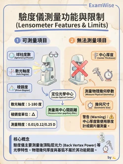 驗光生 - 驗度儀、自動驗光儀與綜合驗光儀 - AI 圖文解析預覽