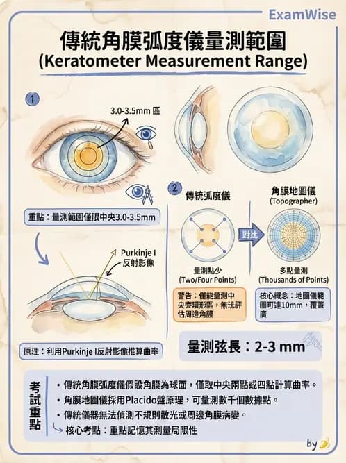 驗光生 - 角膜弧度與地形圖檢查 - AI 圖文解析預覽