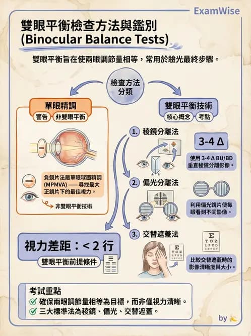 驗光生 - 雙眼平衡技術與驗光流程 - AI 圖文解析預覽