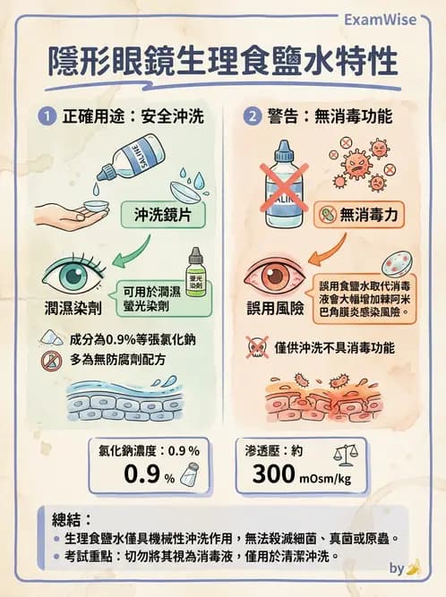 驗光生 - 隱形眼鏡護理液成分與防腐劑 - AI 圖文解析預覽