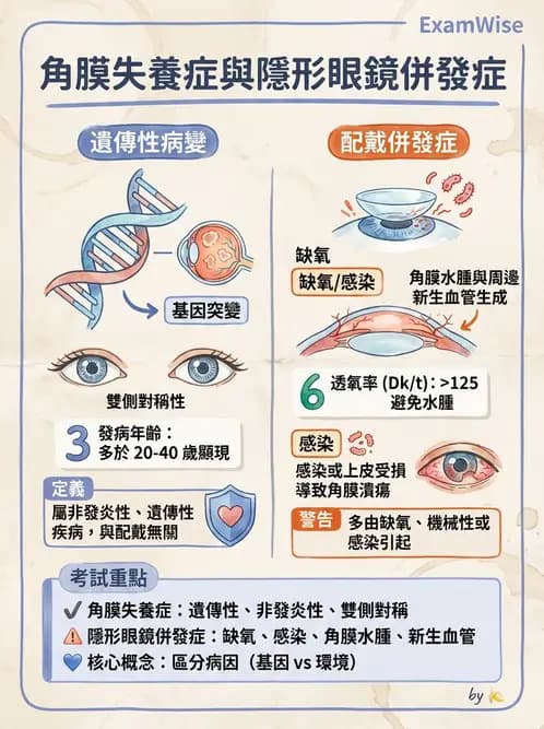驗光生 - 感染性與炎症性角膜結膜炎 - AI 圖文解析預覽
