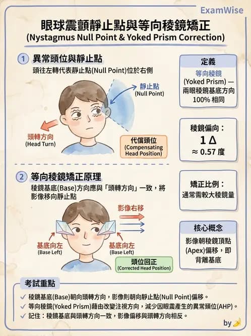 驗光生 - 稜鏡基本原理與光學 - AI 圖文解析預覽