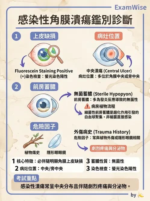 驗光生 - 角膜、結膜與眼前段疾病 - AI 圖文解析預覽