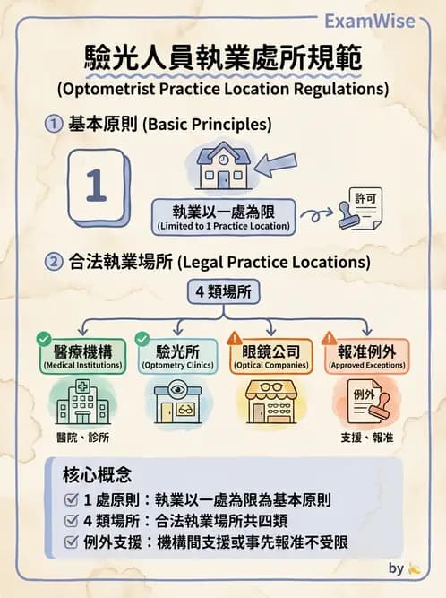 驗光生 - 執業登記、業務規範與違規罰則 - AI 圖文解析預覽