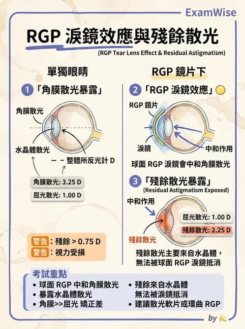 驗光生 - 軟式鏡片設計原理與散光鏡片驗配 - AI 圖文解析預覽