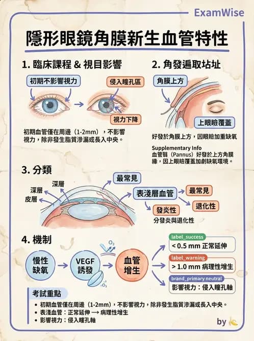 驗光生 - 角膜缺氧與結構性變化 - AI 圖文解析預覽