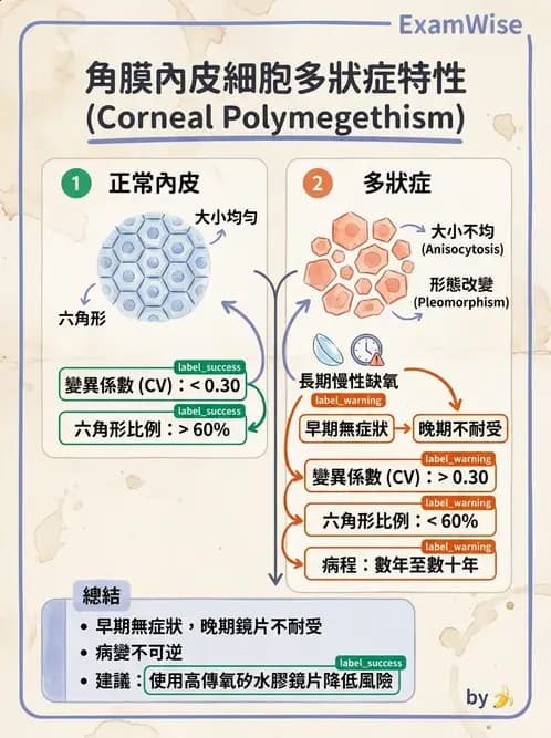 驗光生 - 角膜缺氧與結構性變化 - AI 圖文解析預覽