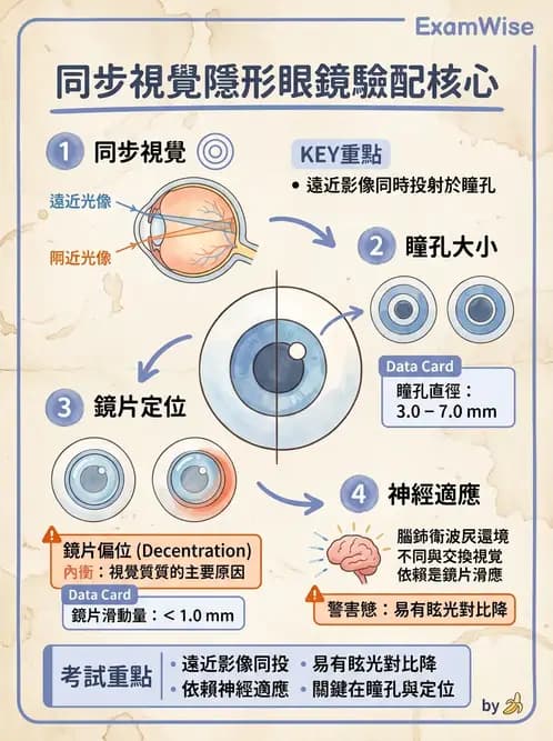 驗光生 - 老花隱形眼鏡臨床驗配與問題排解 - AI 圖文解析預覽