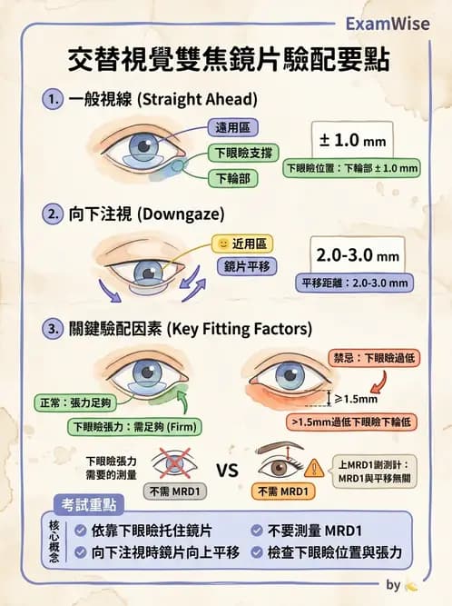 驗光生 - 老花隱形眼鏡臨床驗配與問題排解 - AI 圖文解析預覽