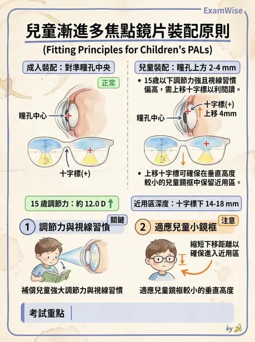 驗光生 - 鏡片設計、基弧選擇、雙光與漸進多焦點鏡片 - AI 圖文解析預覽