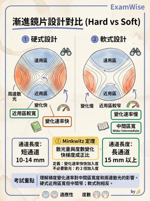驗光生 - 鏡片設計、基弧選擇、雙光與漸進多焦點鏡片 - AI 圖文解析預覽