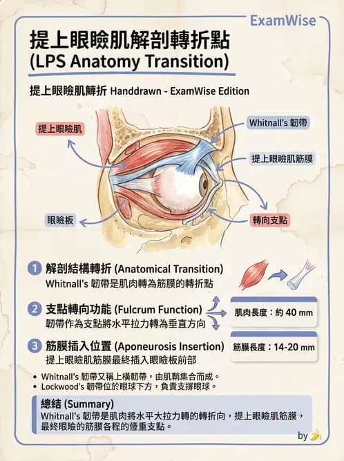 驗光生 - 眼窩骨解剖、眼瞼與結膜 - AI 圖文解析預覽
