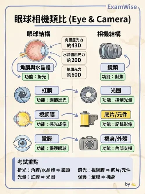 驗光生 - 角膜與鞏膜 - AI 圖文解析預覽