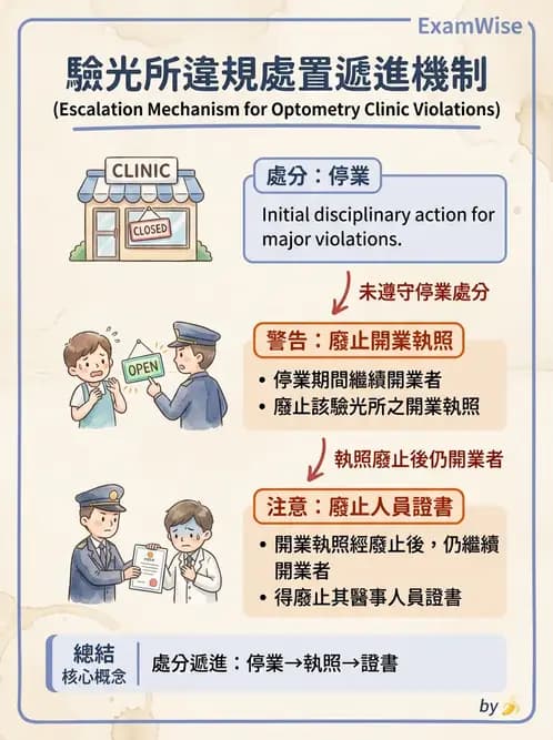 驗光生 - 驗光所停歇業、代理與業務合規 - AI 圖文解析預覽