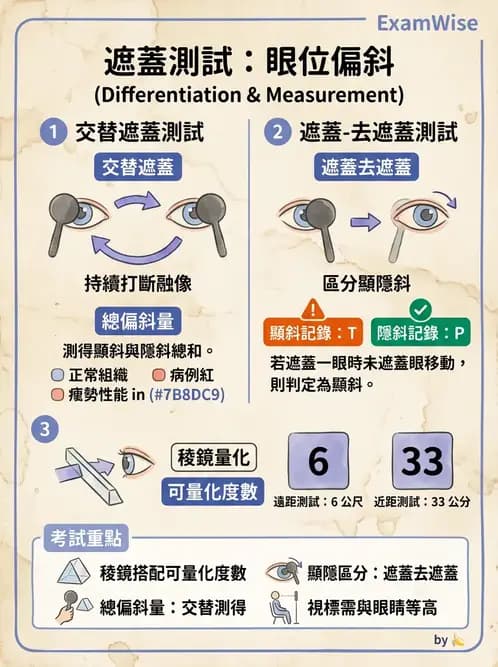 驗光生 - 眼位偏斜檢查 - AI 圖文解析預覽