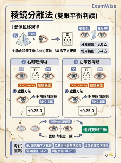 驗光生 - 雙眼平衡技術與驗光流程 - AI 圖文解析預覽