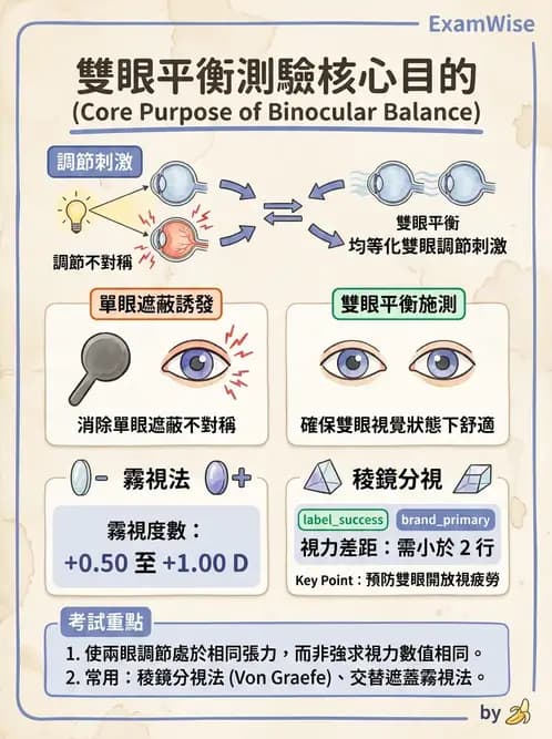 驗光生 - 雙眼平衡技術與驗光流程 - AI 圖文解析預覽